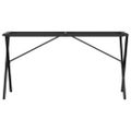vidaXL Nohy jedálenského stola X-rám 120x60x73 cm oceľ
