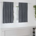 vidaXL Zatemňovacie závesy 2 ks Svetlosivá 140 x 140 cm Zamat