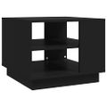 vidaXL Konferenčný stolík čierny 55x55x43 cm drevotrieska