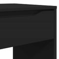 vidaXL Stôl so zásuvkou Čierny 100 x 50 x 78 cm Konštruované drevo
