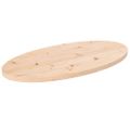 vidaXL Stolová doska 80x40x2,5 cm masívne borovicové drevo oválny tvar