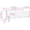 VidaXL Pohovka chesterfield 3-miestna sivá umelá koža