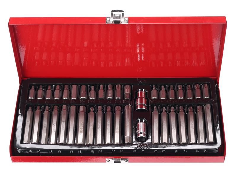 Sada torx bitov v kovovom puzdre MECHANIC TORX SET 1, 40 ks SIXTOL