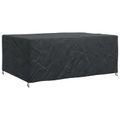 vidaXL Obal na nábytok Jednofarebný Čierna 280 x 204 x 106 cm 210D
