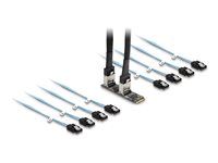 Konvertor M.2 2280 Key B+M samec na 8 x S