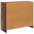 vidaXL Servírovacia skriňa Staré drevo 89 x 34,5 x 77 cm