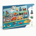 Drevené edukačné puzzle Dopravné prostriedky