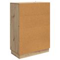 vidaXL Servírovacia skriňa Dub artisan 66 x 34,5 x 92 cm