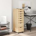 vidaXL Mobilný úložný kabinet s priehradkami MOSS 34 x 39 x 103 cm