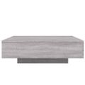 vidaXL Konferenčný stolík sivý sonoma 100x100x31 cm kompozitné drevo