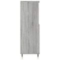 vidaXL Vysoká skrinka sivý dub sonoma 60x36x110 cm spracované drevo