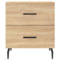 vidaXL Nočné stolíky 2 ks dub sonoma 40x35x47,5 cm kompozitné drevo