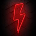 Neon LED svetlo BOLT červený Bat + USB FLNE06 Forever Light
