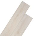 vidaXL Samolepiace PVC podlahové dosky Biely klasický dub 30,5 x 61 cm