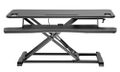 Neomounts  NS-WS300BLACK / Workstation - sit-stand workplace (height adjustment: 11-51 cm) / Black Pracovní stanice, dve pracovní plochy, nastavitelná výška, nosnost 15kg, cerná