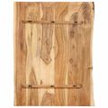 vidaXL Stolová doska, akáciový masív 80x(50-60)x2,5 cm