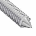 vidaXL Skrutka 12 ks Strieborná M6 x 100 mm Oceľ