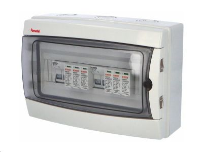 Rozvádzač SolarBOX FAMATEL fr012L T1+T2 (1000V DC) pre 2 stringy IP65 certifikovaný