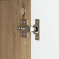 vidaXL Servírovacia skriňa Dub artisan 89 x 34,5 x 77 cm