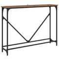 vidaXL Konzolový stôl Staré drevo 102 x 23 x 75 cm Kompozitné drevo