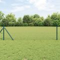 vidaXL Hexagonálny plotový základ 100 x 0,4 m PVC potiahnutá oceľ Sivá