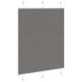 vidaXL plisovaná roleta antracitová 105x150 cm Šírka látky 104,4 cm