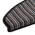 vidaXL Samolepiace schodové rohože 15 ks 65 x 21 x 4 cm Non-Slip