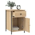 vidaXL Nočné stolíky 2 ks dub sonoma 40x42x60 cm kompozitné drevo