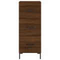 vidaXL Vysoká skrinka hnedý dub 34,5x34x180 cm spracované drevo