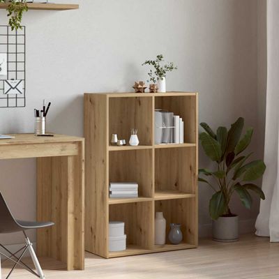 vidaXL skrinka na knihy/príborník Artisan Dub 66x30x98 cm
