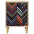 vidaXL Nočný stolík OMMEN Dub sonoma 36 x 33 x 50 cm Kompozitné drevo