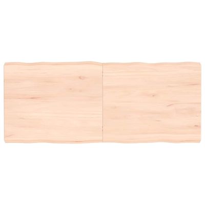 vidaXL Stolová doska 120x50x(2-6) cm neošetrený masív živé hrany