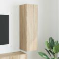 vidaXL TV nástenná skriňa 30 x 31 x 100 cm Sonoma Kompozitné drevo