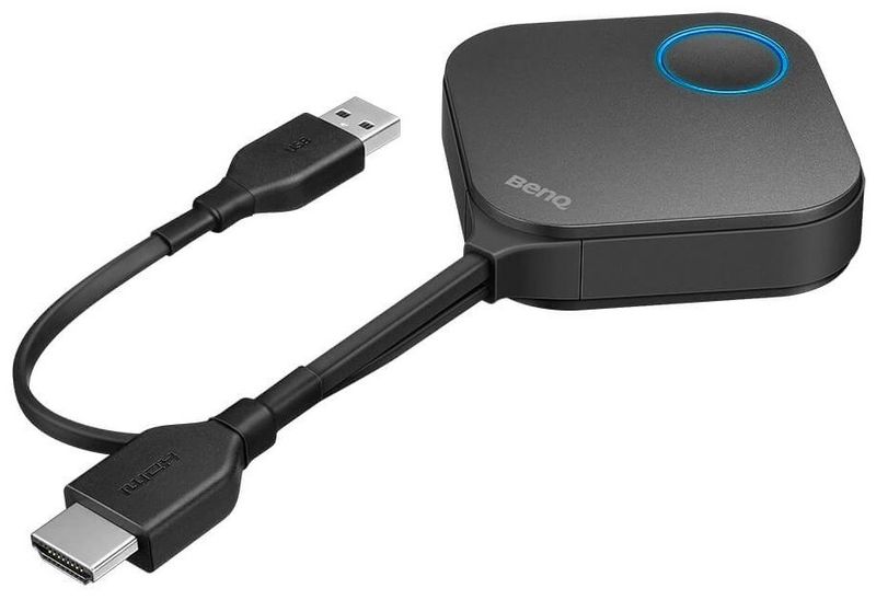 BENQ button kit pre InstaShow WDC10 Bezdrôtový modul, sada dvoch vysielacov, pre InstaShow WDC10, HDMI, USB 3.0, Wi-Fi, čierny