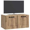 vidaXL Nástenná TV skrinka 59,5 x 31 x 30 cm Dub artisan