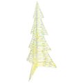 vidaXL Vianočný stromček 240 LED Teplá biela 180 cm PET