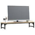 vidaXL Stojan na monitor dub sonoma 85x23x15,5 cm kompozitné drevo
