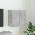 vidaXL TV nástenná skriňa 59,5 x 31 x 60 cm Betónová šedá