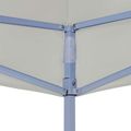 vidaXL Párty stan 291 x 291 x 315 cm Krémová Oxfordská látka