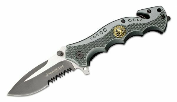 Magnum 01RY769 SWAT Res-Q záchranársky nôž 8,5 cm, šedá, hliník