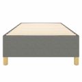 vidaXL Posteľný rám s boxspringom tmavosivá 80x200 cm látka