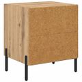 vidaXL Nočný stolík 2 ks Remeselný dub 40 x 35 x 47,5 cm