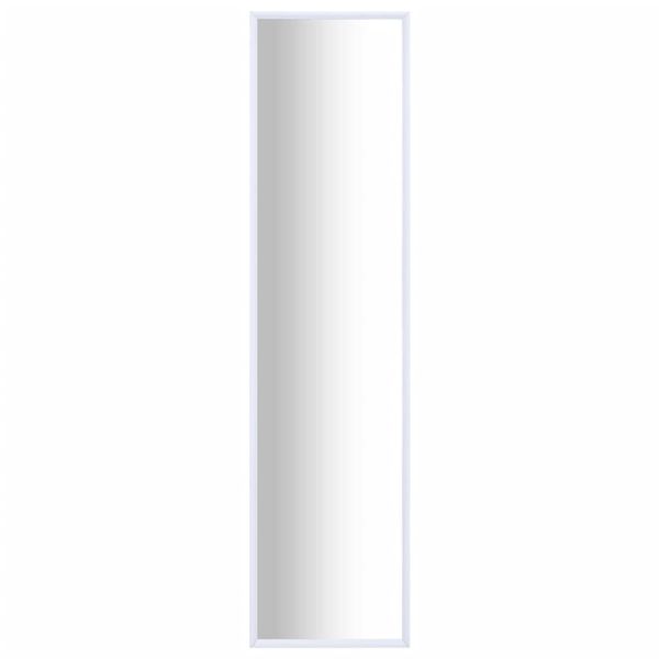 vidaXL Zrkadlo biele 140x40 cm