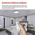 LED prisadené svietidlo REMI, kruhové 45W, stmiev.so zmenou CCT