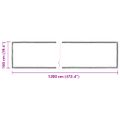 vidaXL Priehľadná plachta s okami 1x12 m Polyetylén