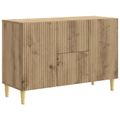 vidaXL Servírovacia skriňa Dub artisan 89 x 34,5 x 60 cm