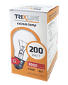Teplotne odolná žiarovka Trixline 200W, A70, E27, 2700K