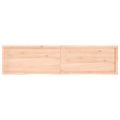 vidaXL Stolová doska 200x50x(2-4) cm neošetrený dubový masív