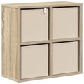 vidaXL Servírovacia skriňa Sonoma dub 49,5 x 22 x 47 cm