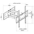 Nástenný, náklonný a otočný TV držiak pre uhlopriečky 3D 32"-55"